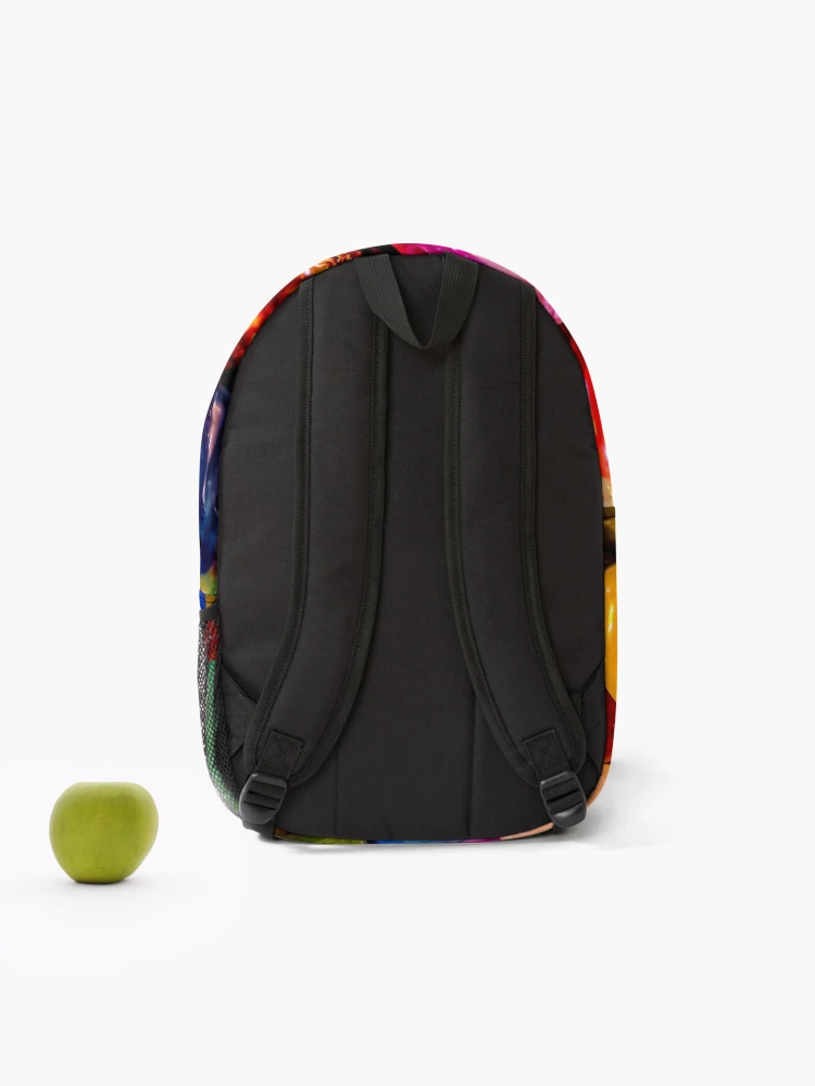 Thumbnail 2 of 3, Backpack, Colorful Rocks designed and sold by GrudleBay.
