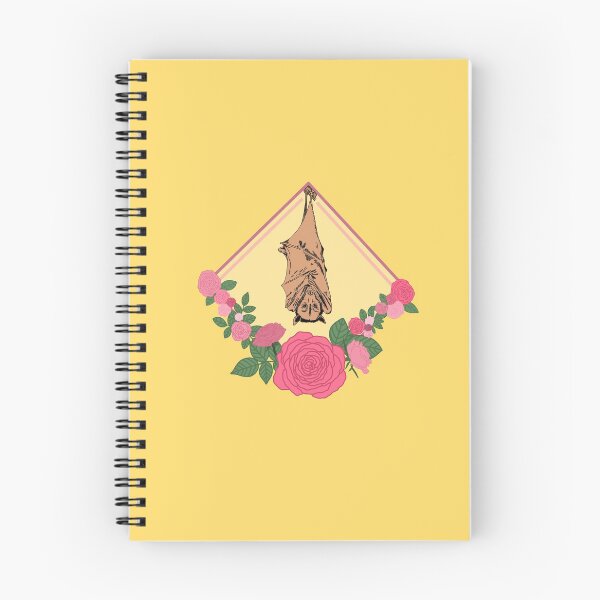 Item preview, DONATE Bat with Flowers - Pink designed and sold by Emily Boynton.