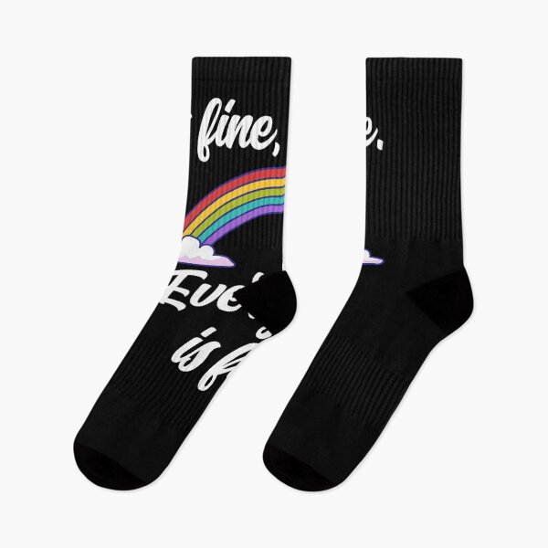 Item preview, It's Fine I'm Fine Everything is Fine - Rainbow designed and sold by majuga.