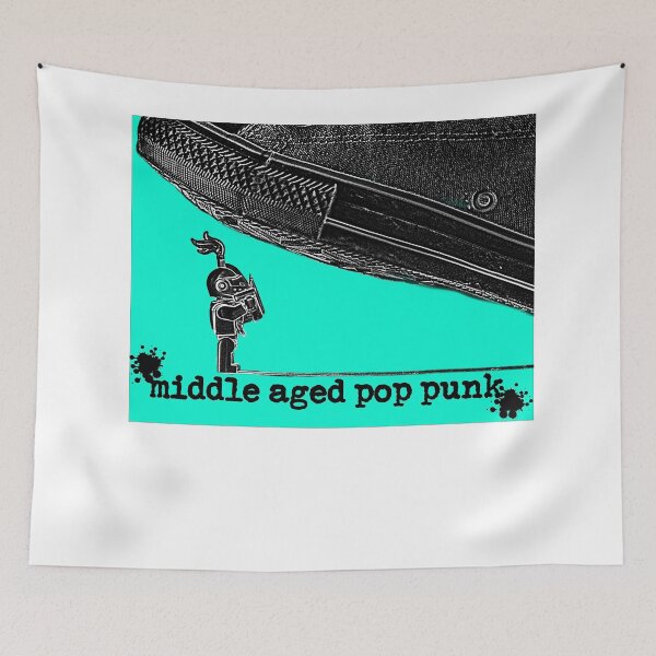 Item preview, Middle Aged Pop Punk Toy (Sea Foam Green) designed and sold by Getonboardman.