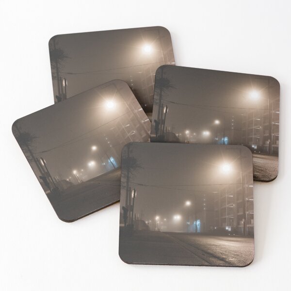 Item preview, Foggy street at night St. John's, newfoundland designed and sold by erikallen920.
