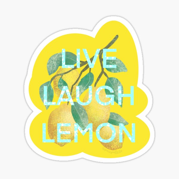 Item preview, Live Laugh Lemon designed and sold by pixiepatterns.