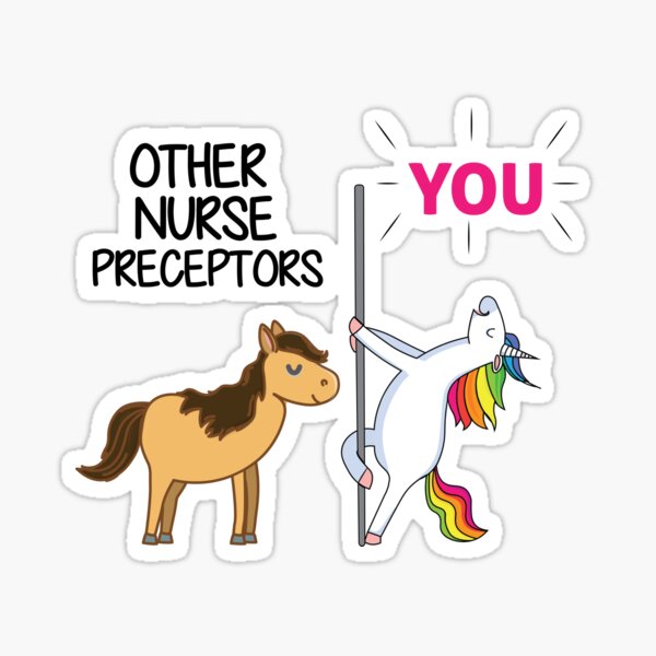 awesome-unicorn-gift-for-nurse-preceptor-sticker-for-sale-by-smdimo