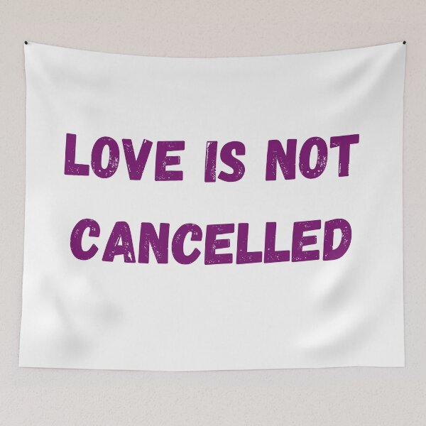 Item preview, Love Isnt Cancelled designed and sold by morrismorgan.