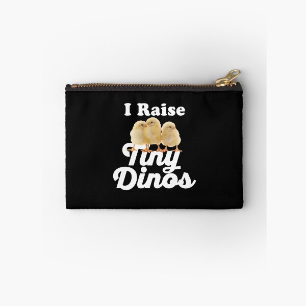 Item preview, I Raise Tiny Dinos Funny Chicken Meme designed and sold by Angela Bull.