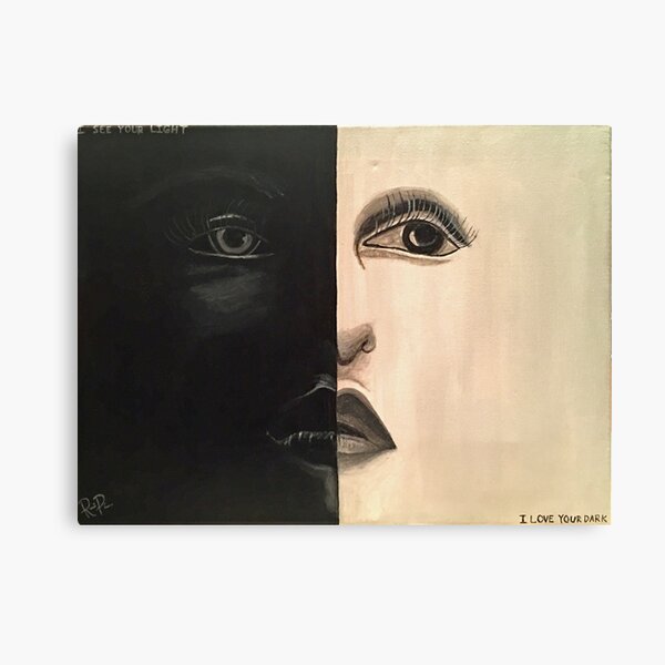 The Dark in the Light Canvas Print