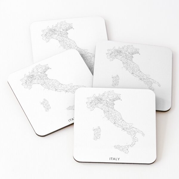 Item preview, Italy Map, Art Print By LandSartprints designed and sold by LandSartprints.