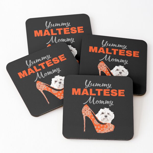 Item preview, yummy maltese mommy. stiletto heels. maltese dog designed and sold by efenem.