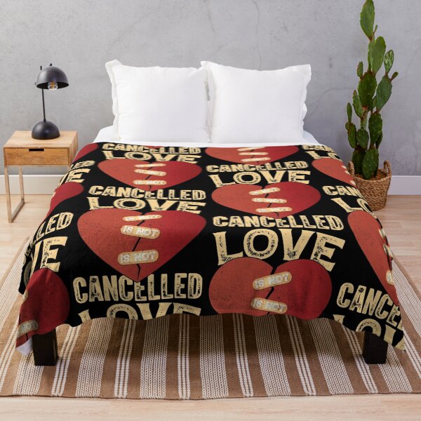 Item preview, Love Is Not Cancelled Valentine designed and sold by GravitiTees.