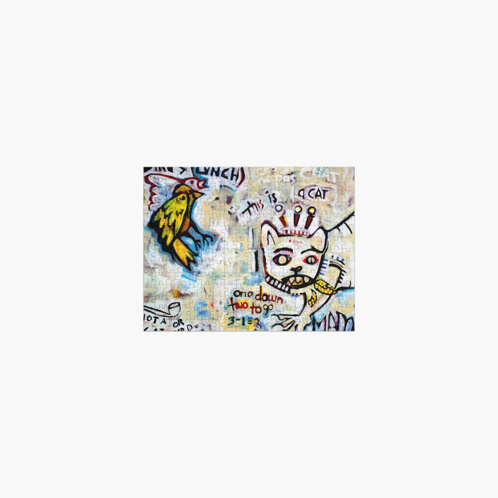 Scribbling the Cat Jigsaw Puzzle