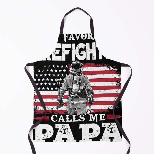 Item preview, My Favorite Firefighter Calls Me Papa USA Flag Patriot Firefighting Father Gift designed and sold by MotorLykan9k.