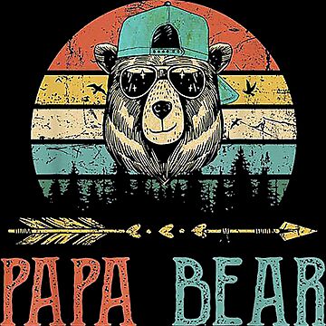 Papa Bear Costume Gifts Art Board Print for Sale by MotorLykan9k