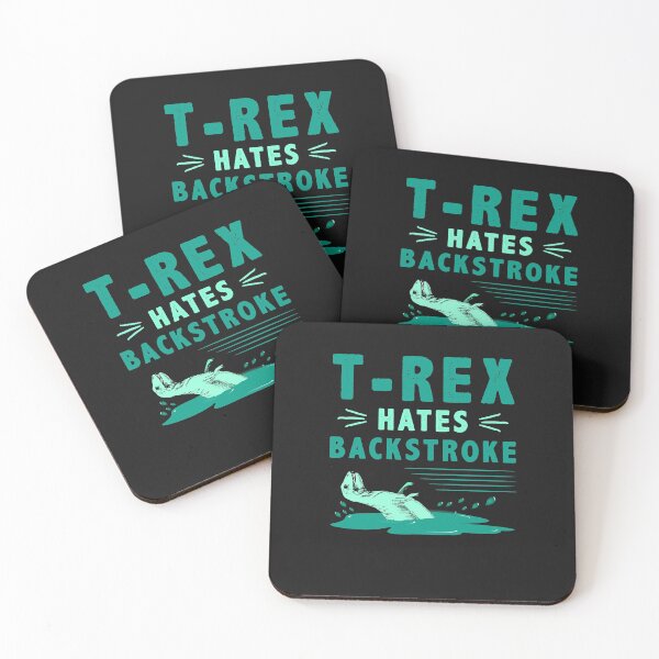 Item preview, T-Rex Hates Backstroke designed and sold by SharpThreadZ.