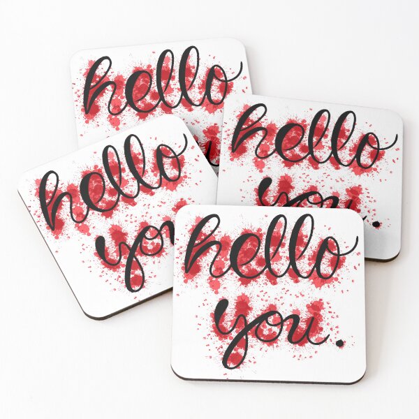 Hello, You. Coasters (Set of 4)
