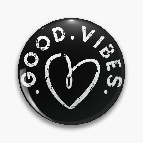 Item preview, GOOD VIBES - WITH HEART designed and sold by NewTorch.