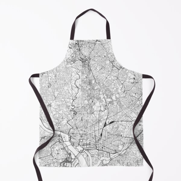 Item preview, Washington D.C. White Map designed and sold by multiplicitymap.
