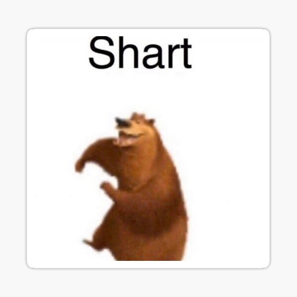 Shart Bear Sticker