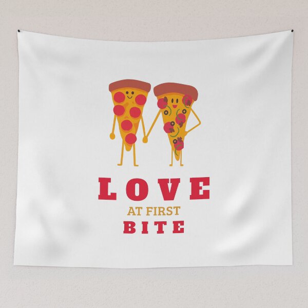Item preview, Love At First Bite - Pizza Is My Valentine designed and sold by molamode.