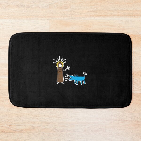 Item preview, Saint Francis and Wolf designed and sold by stickercircle.