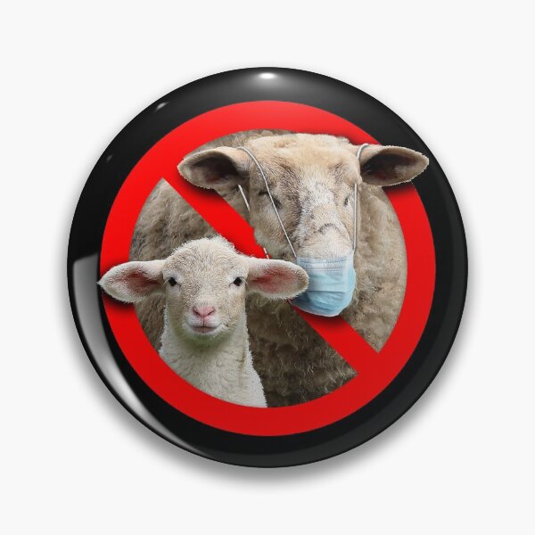 Item preview, Don't be A Flock of Masked Sheep designed and sold by notstuff.
