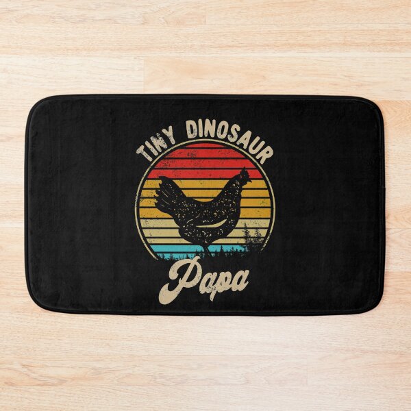 Item preview, Tiny Dinosaur Papa Vintage Retro 1970s Chicken Silhouette designed and sold by Dan66.