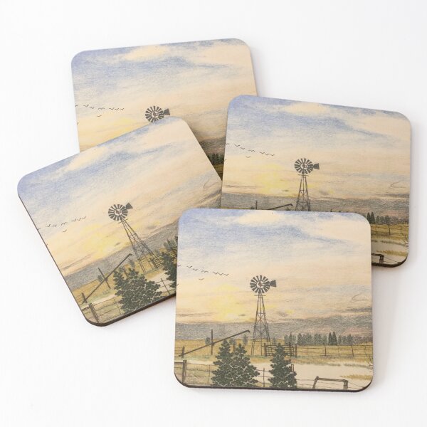 Item preview, Farm Landscape Sunrise designed and sold by CarefulCaptures.