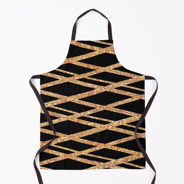Artikelvorschau, Fun Glitter Gold Crisscross Zick-Zack-Muster entworfen und verkauft von WOW TeesAndThings.