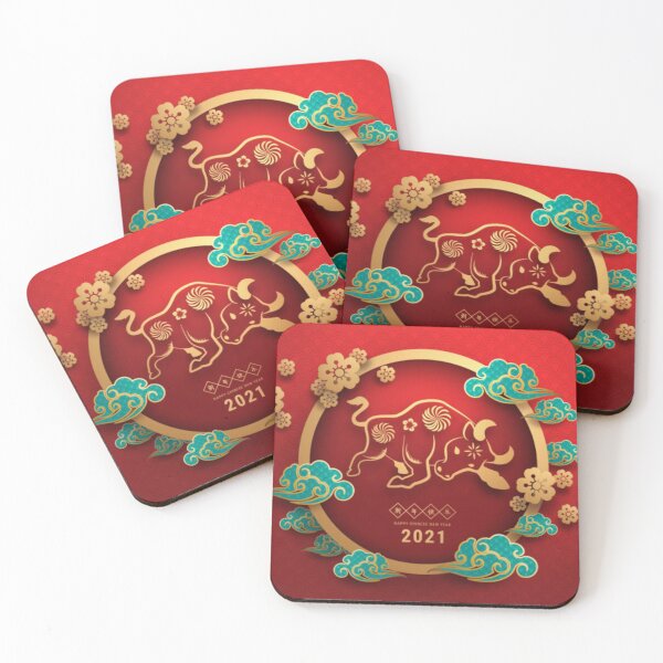 Item preview, happy chinese new year 2021 year of the ox designed and sold by PUNCH ME IN SHOP.