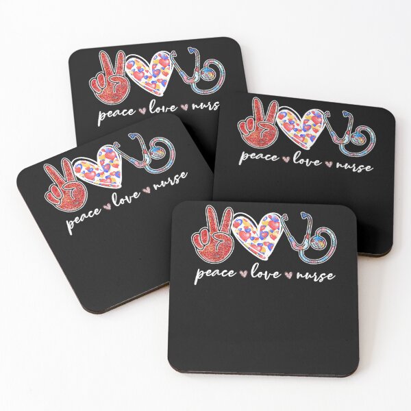 Item preview, Peace Love Nurse Peace Sign Stethoscope Nursing Gifts designed and sold by shirleyfinley.
