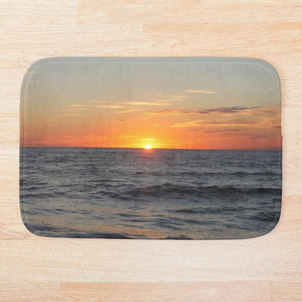 Horizon: Sun and Ocean Bath Mat