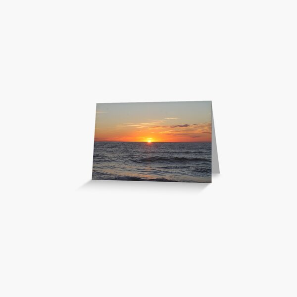 Horizon: Sun and Ocean Greeting Card