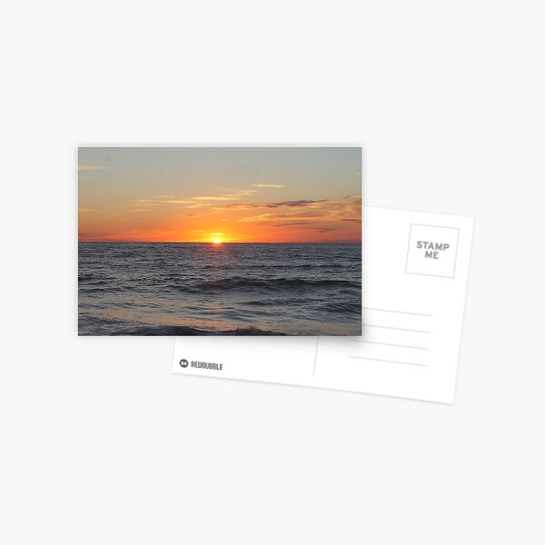 Horizon: Sun and Ocean Postcard