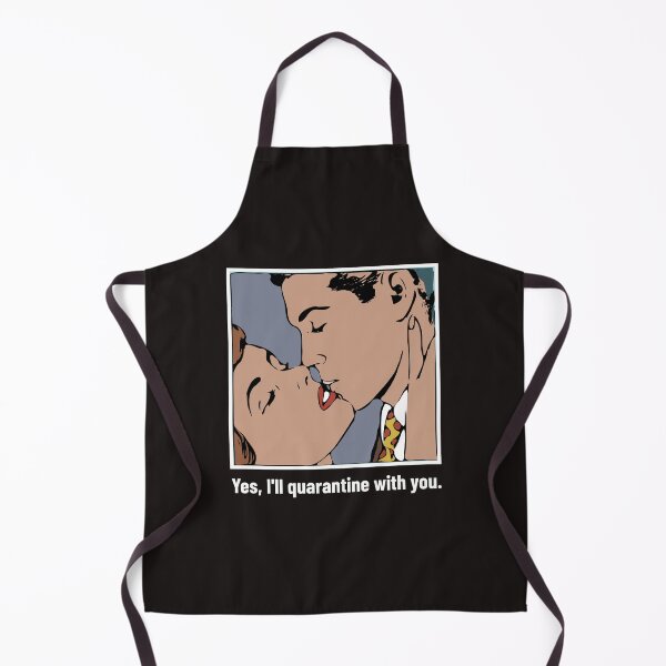 Item preview, I'll Quarantine With You Valentine's Day Cartoon designed and sold by davestees506.