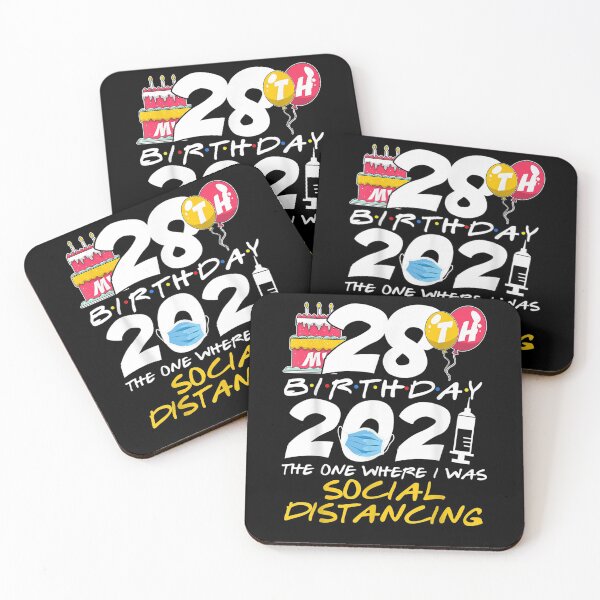 Item preview, My 28th Birthday 2021 The One Where I Was Social Distancing designed and sold by shirleyfinley.