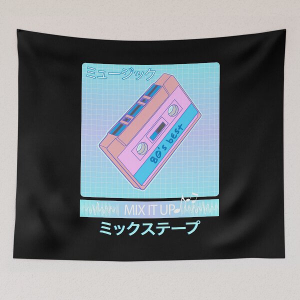 Item preview, Vaporwave Art - Japanese Mix Tape Cassetle 80s Otaku Aesthetic Art designed and sold by Hitagivapor.