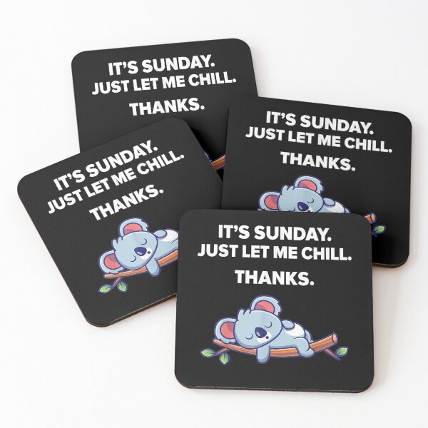 Item preview, Sunday Koala Bear Sweet Chill Quote designed and sold by shirleyfinley.
