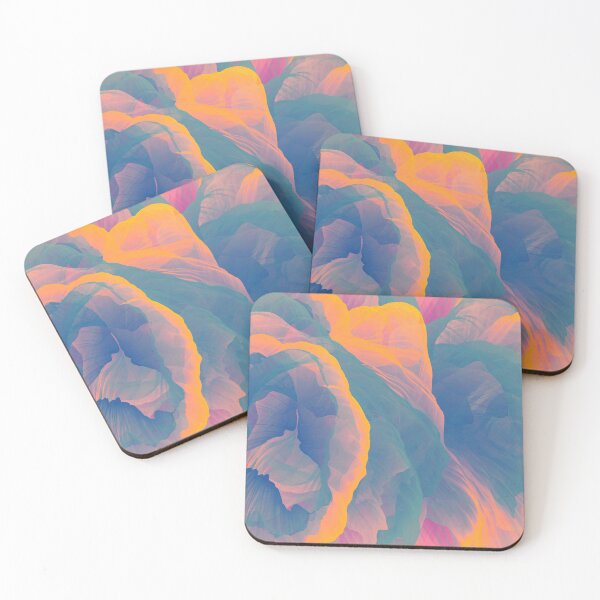 Item preview, Blue Orange Purple Hues Abstract Smoke designed and sold by Shapes-Mania.