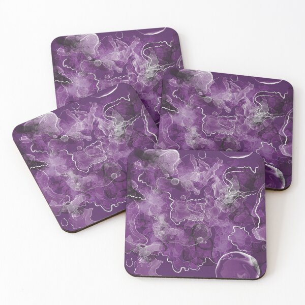 Item preview, Deep purple seamless pattern  designed and sold by Mashusha-art.