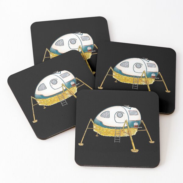 Item preview, Lunar Lander - Retro Future Camper  designed and sold by etwice.