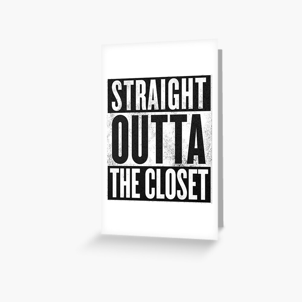 straight outta the closet shirt