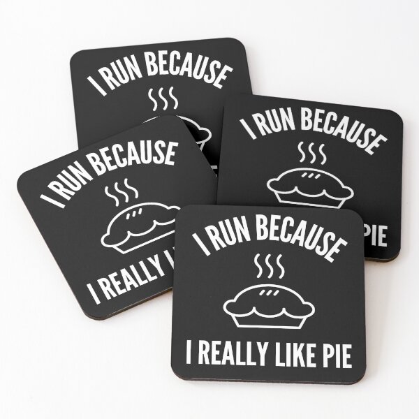 Item preview, I Run Because I Really Like Pie designed and sold by TeePartyHost.