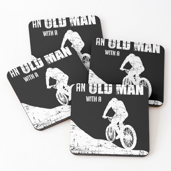 Item preview, Never Underestimate An Old Man With A Mountain Bike MTB designed and sold by mlemmlem22.