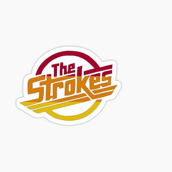 The Strokes tri-color Sticker