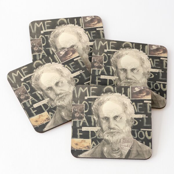 Item preview, Victor Hugo - Ink Painting designed and sold by NancyCowlesArt.