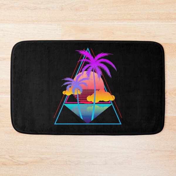 Item preview, Vaporwave Art -Retro 1980s 1990s Relax Aesthetic Palm Trees Sunset Beach Surf designed and sold by Hitagivapor.