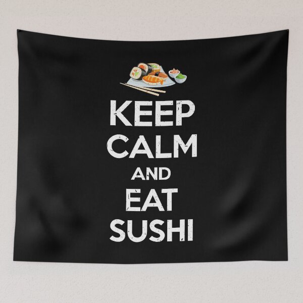 Item preview, Keep Calm And Love Sushi designed and sold by DialInsignia.