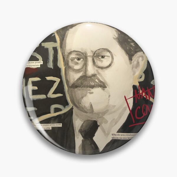 Item preview, Gaston Leroux - Ink Painting designed and sold by NancyCowlesArt.
