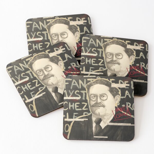 Item preview, Gaston Leroux - Ink Painting designed and sold by NancyCowlesArt.