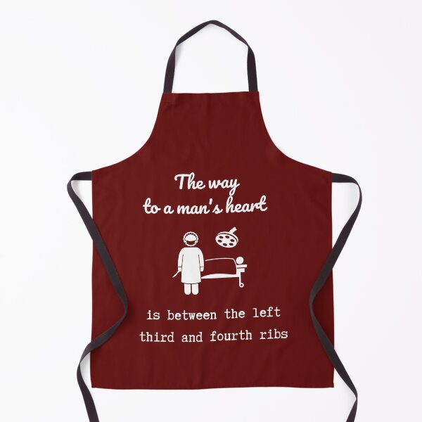 Item preview, The way to a man's heart is between the left third and fourth ribs designed and sold by Ollie P. Leo.