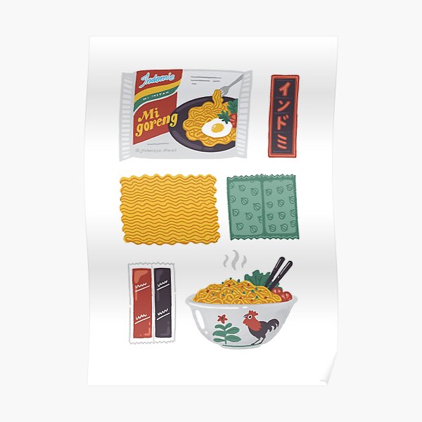 Indonesian Food Posters Redbubble